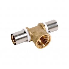 Té femelle laiton à sertir SERTIpress