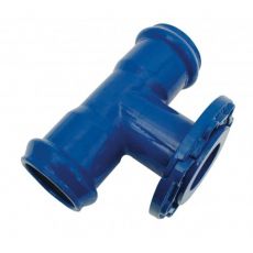 TÉ RÉDUIT À 2 EMBOÎTEMENTS ET TUBULURE À BRIDE MOBILE