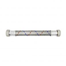 Flexible Sanitaire Chauffage Climatisation Inox Femelle x Femelle DN 15 mm - Série Plus QB