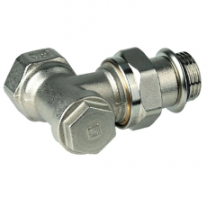 Coude de réglage équerre Honeywell pour radiateur – réglage, arrêt et vidange intégrés