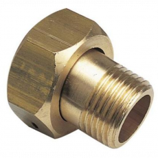 Raccord Laiton Compteur - Mâle-Femelle - Ecrou Tournant Prisonnier