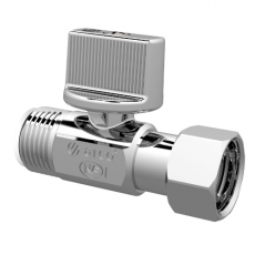 Mini vanne à sphère Arco PN16 M-Ecrou libre Manette métallique Chromée - Mini