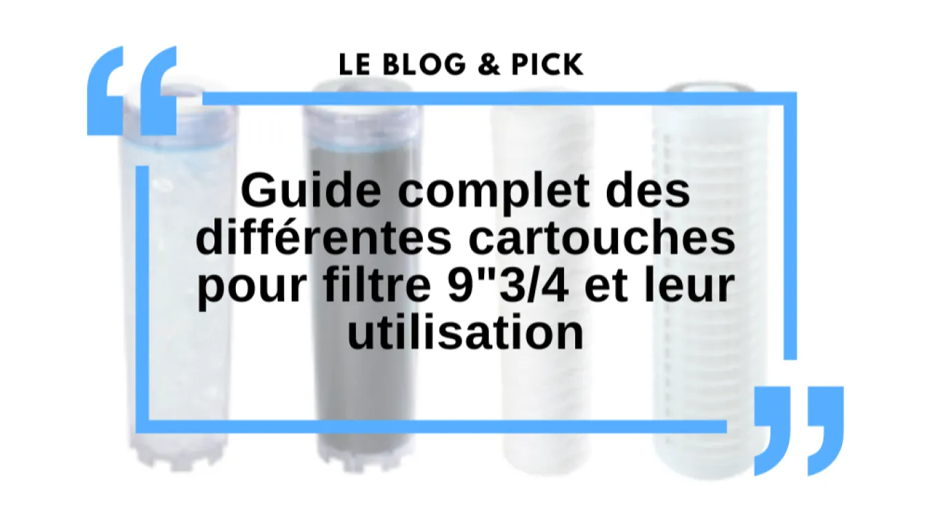 Guide complet des diff&eacute;rentes cartouches pour filtre 9"3/4 et leur utilisation