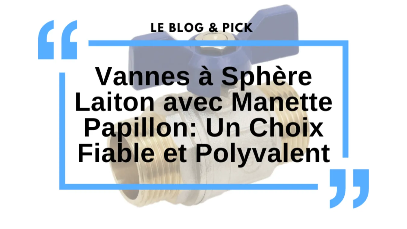 Vannes &agrave; Sph&egrave;re Laiton avec Manette Papillon: Un Choix Fiable et Polyvalent