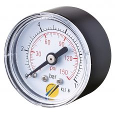 Manomètre Boitier Abs Sec  Ø40 Raccord Axial