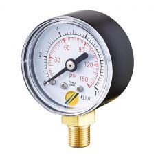 Manomètre Boitier Abs Sec Ø40 Raccord Vertical