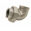 Coude Union Femelle x Femelle - 3 Pieces - Acier Inox 316