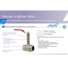 Vanne À Sphère Mâle x Femelle Laiton - Prolongateur Monobloc