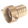 Raccord 2 Pieces - Ecrou Tournant - Cannelé Laiton