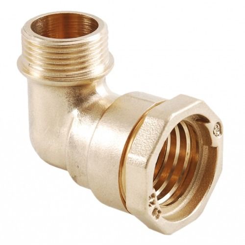 Raccord Laiton à Serrage Extérieur - Coude Mâle 90° Pour Tube PE