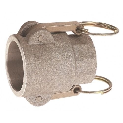 Raccord Rapide à Cames - Coupleur Femelle - Type D - Joints Nbr - Aluminium
