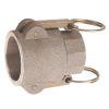 Raccord Rapide à Cames - Coupleur Femelle - Type D - Joints Nbr - Aluminium
