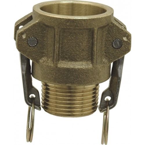 Raccord Rapide à Cames - Coupleur Mâle - Type B - Joints NBR - Laiton