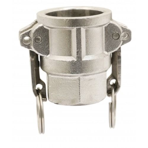 Raccord Rapide à Cames - Coupleur Femelle - Type D - Joints NBR - Inox