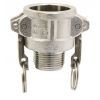 Raccord Rapide à Cames - Coupleur Mâle - Type B - Joints Nbr - Inox 316