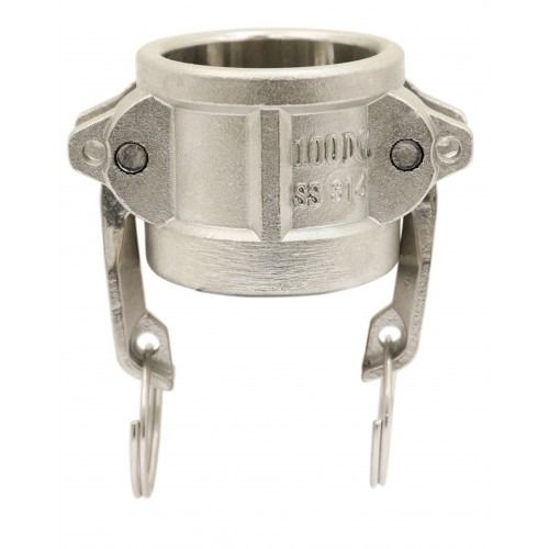 Raccord Rapide à Cames - Coupleur Bouchon - Type DC - Joints Nbr - Inox 316