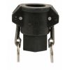 Raccord Rapide à Cames - Coupleur Femelle - Type D - Joints NBR - Polypropylène