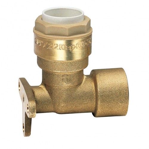Raccord ITAP-FIT® - Raccord Laiton coudé femelle avec fixation murale Pour Tubes Cuivre, Per Et Polybutylène