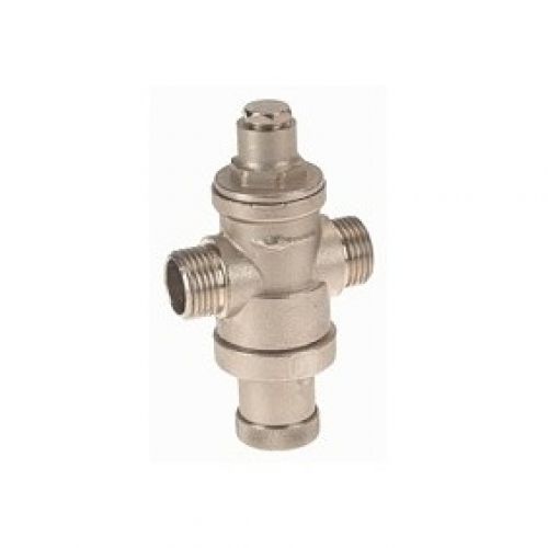Réducteur De Pression À Piston En Laiton Matricé - Série Mignon - Mâle x Mâle - Laiton Nickelé