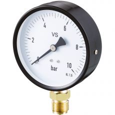 Manometre Sec Pour Vapeur Boitier Acier - Ø100 - Vertical