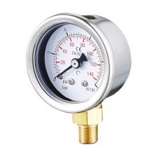 Manometre Sec - Boitier Inox Ø 40 - Vertical
