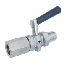 ROBINET MALE / FEMELLE ECROU A PAS DIFFERENTIEL INOX