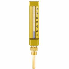 Thermometre Industriel Droit Hauteur 150mm Plongeur 63mm