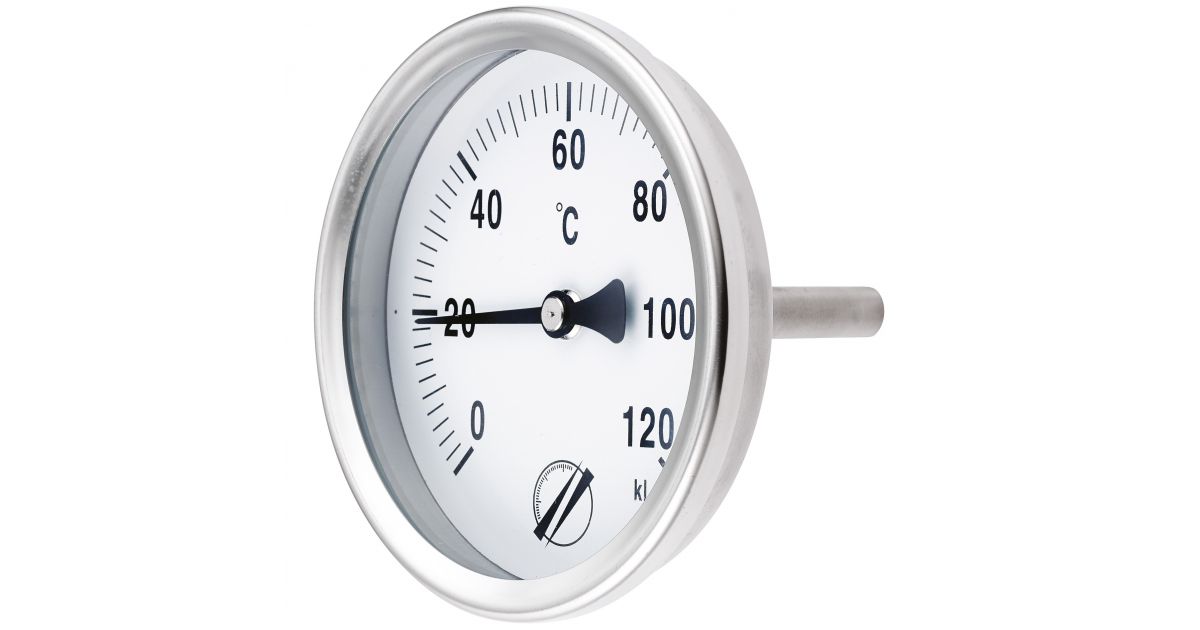 Thermomètre bimétallique pour mesurer la température de l'eau