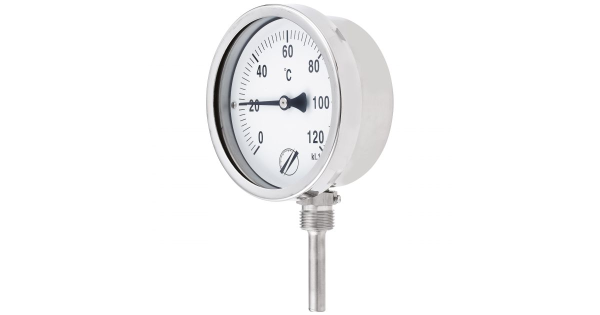 Thermomètre bimétallique pour mesurer la température de l'eau