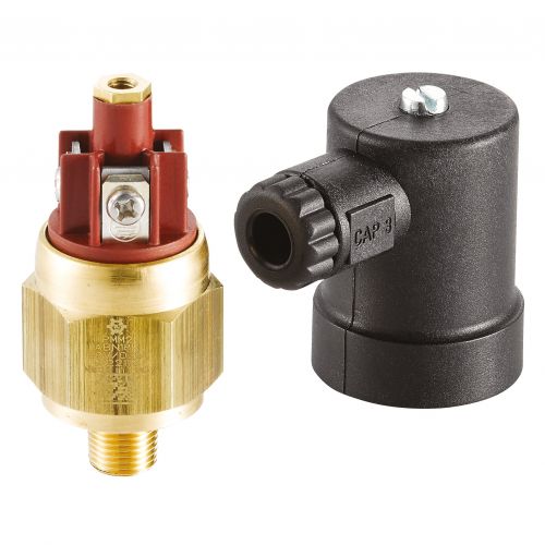Pressostat réglable laiton ou acier - raccord 1/8"G - Normalement Fermé