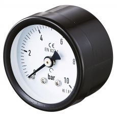 Manometre Sec Boitier Acier Ø40 Raccord Axial G