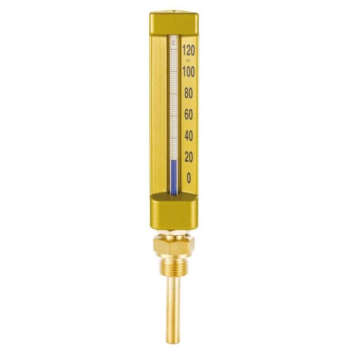 Thermomètre Industriel Droit - Hauteur 150 mm - Plongeur 160 mm