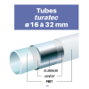Tube multicouche nu turatec - en barre - diamètre 16 à 32 mm