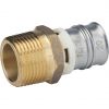 Raccord mâle fixe multicouche à sertir - Ø 16 à Ø 32 - Pour système multicouche - Raccord Alpex-Duo XS sans plomb