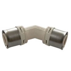 Coude 45° multicouche à sertir - Ø 40 à Ø 63 - Pour système multicouche - Raccord Alpex_L