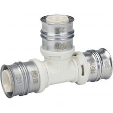 Té égal multicouche à sertir - Ø 16 à Ø 32 - Pour système multicouche - Raccord Alpex-Duo XS sans plomb