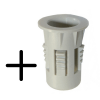 Colliers de Fixation pour Tubes Multicouche Turatec - Double Fixalpex - Avec Bagalpex