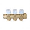 Collecteur sanitaire MF 3/4'' - robinet blanc intégré - 2 à 5 sorties 1/2''