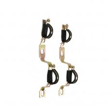 Paire de support double de fixation murale pour collecteur hydrodistribution - Pour collecteur 1