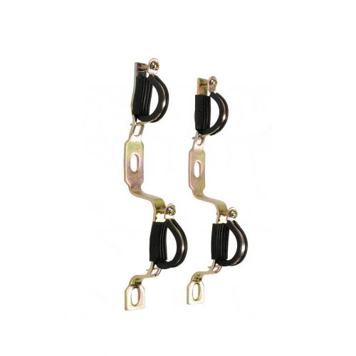 Paire de support double de fixation murale pour collecteur hydrodistribution - Pour collecteur 1"