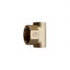 Bouchon 2 sorties femelle 3/8'' - 1/2'' laiton pour collecteur