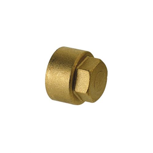 Bouchon plein femelle 3/4'' laiton