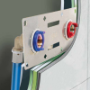 Kit de fixation pour robinetterie murale SERTIfix - pour plaque - 18 à 26mm - Ecartement 150 mm - Raccords PER à Glissement SERTIgliss