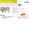 Kit de fixation pour robinetterie murale SERTIfix - pour plaque 13 mm - Ecartement 150 mm - Raccords PER à Glissement SERTIgliss