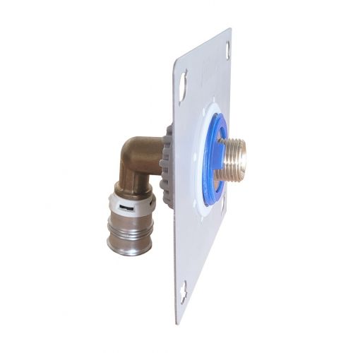 Kit de fixation pour robinetterie murale SERTIfix - Monotrou - pour plaque 13 mm - Raccords Multicouche Alpex-Duo XS 