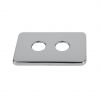 Plaque de finition inox pour SERTIfix entraxe 55 mm