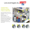 Plaque de finition inox pour SERTIfix monotrou