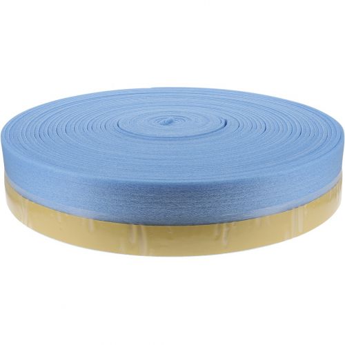 Bande d'isolation périphérique avec bavette d'étanchéité adhésive 150 mm x 50 m - Modèle "FBA" avec prédécoupage et bavette d’étanchéité