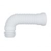 Pipe WC souple extensible joint à lèvres