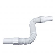 Flexible extensible bonde à joint plat pour siphon